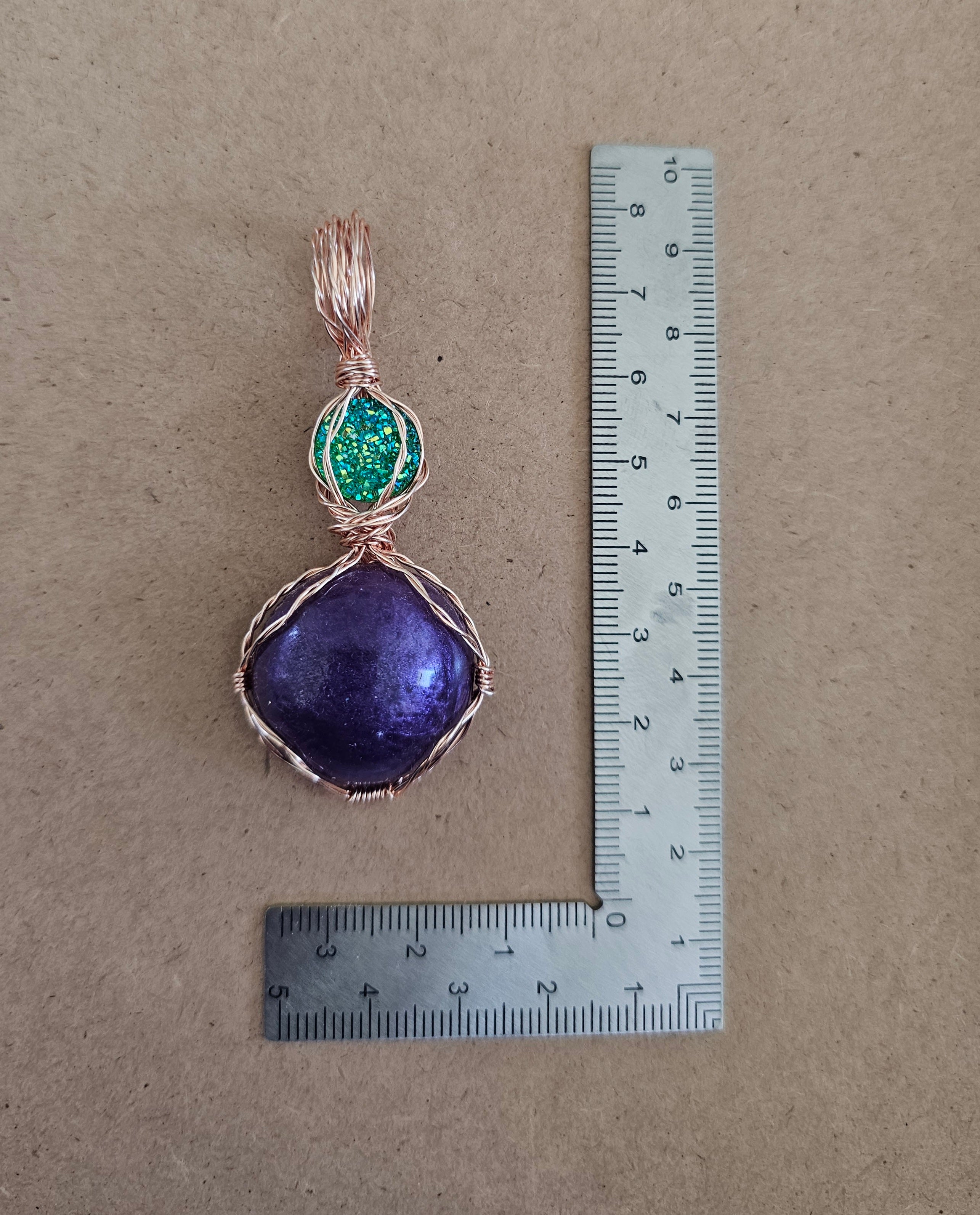 Malachite and blue kyanite