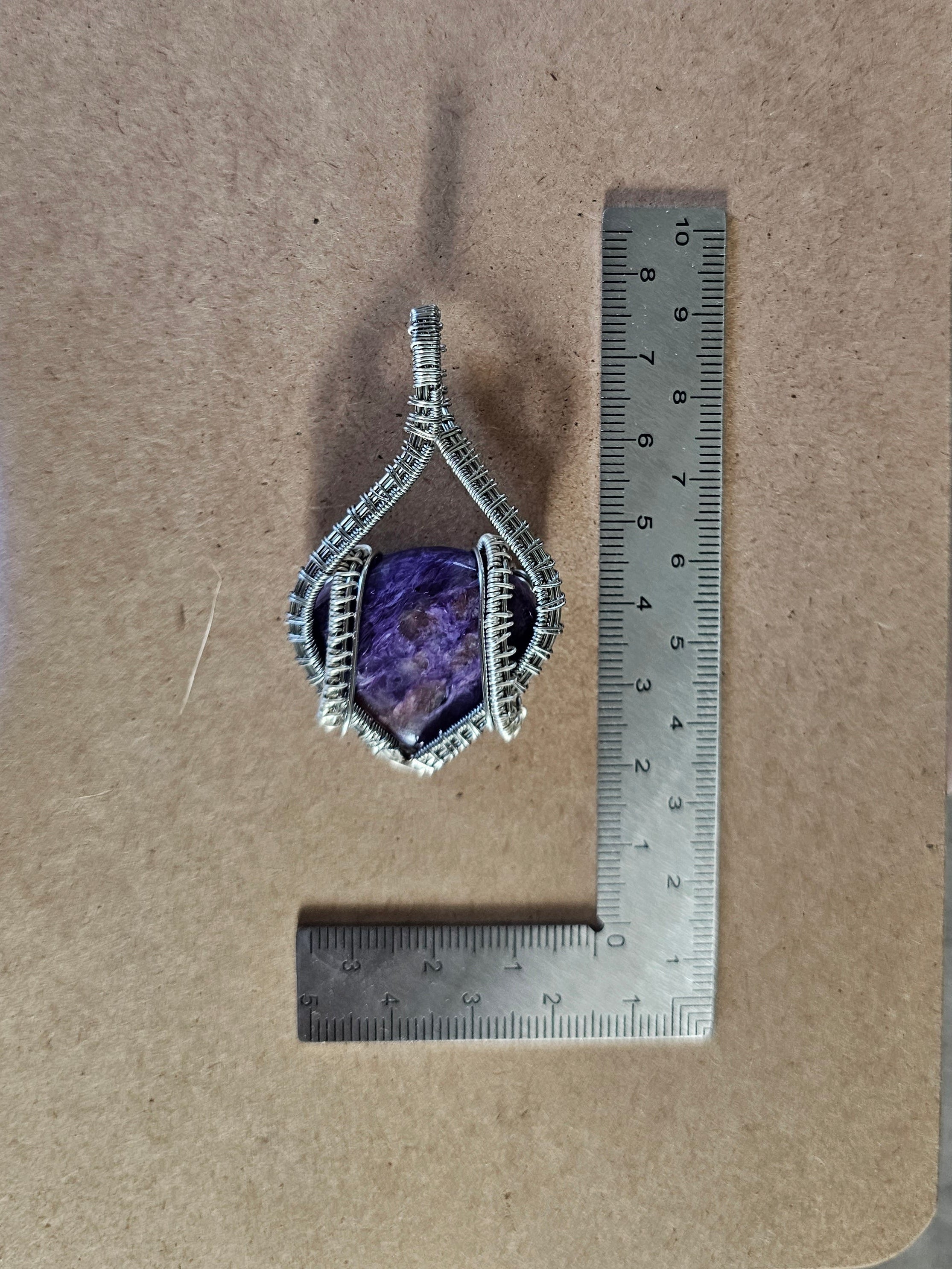 Charoite pendant