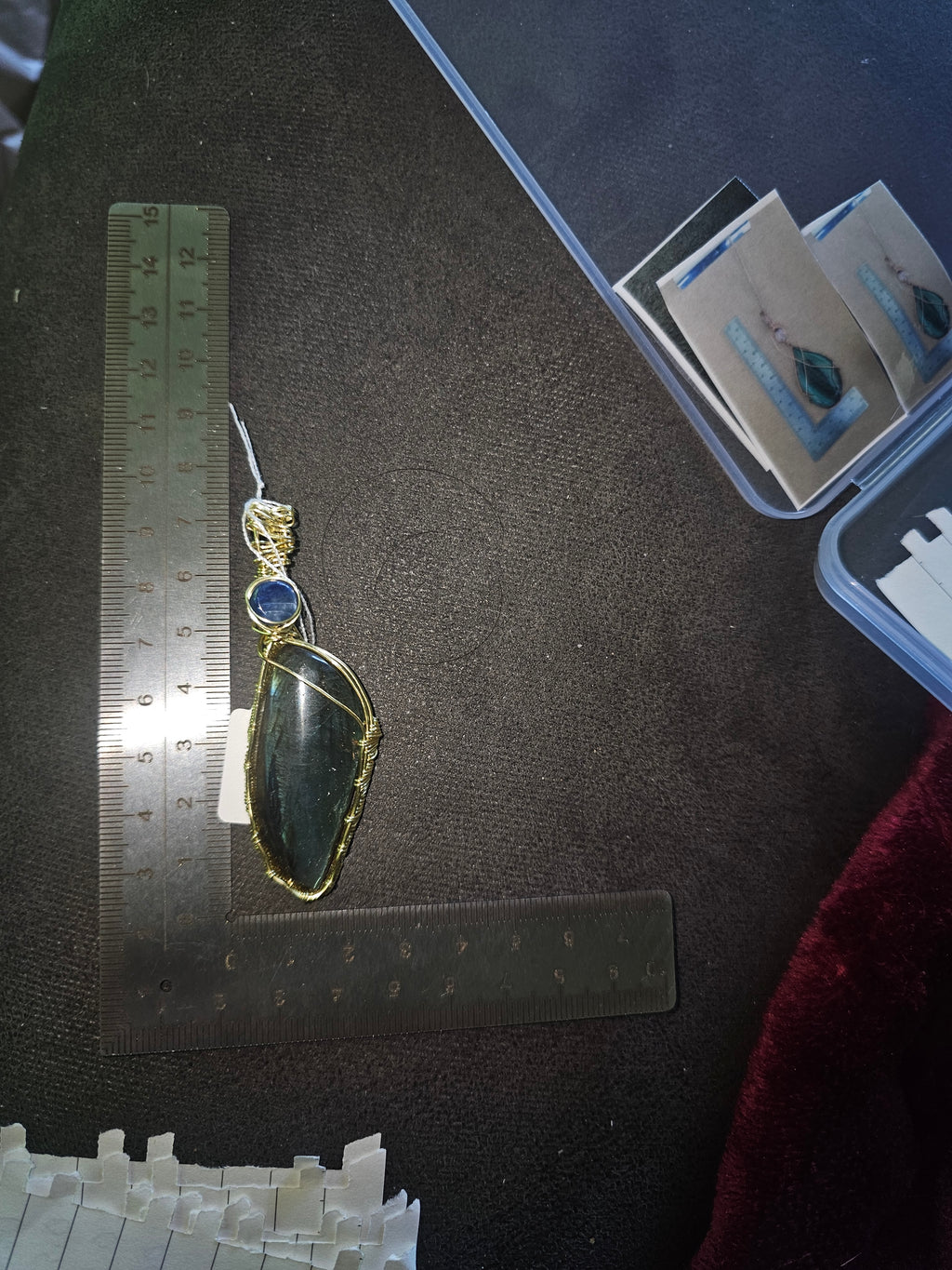 Labradorite and kyanite