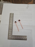 Copper and Chrysocolla hairpins