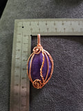 Resin and Copper pendant