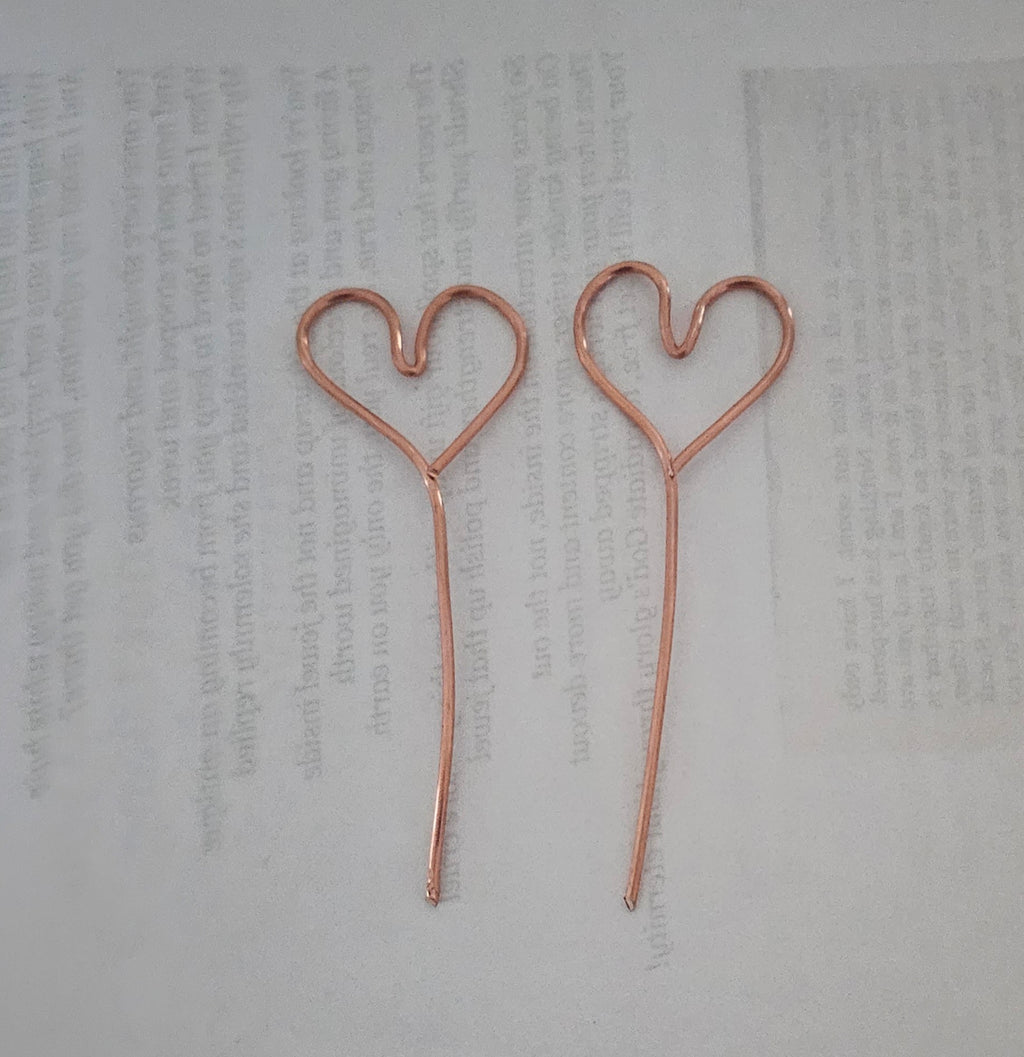 Copper hairpins (2)