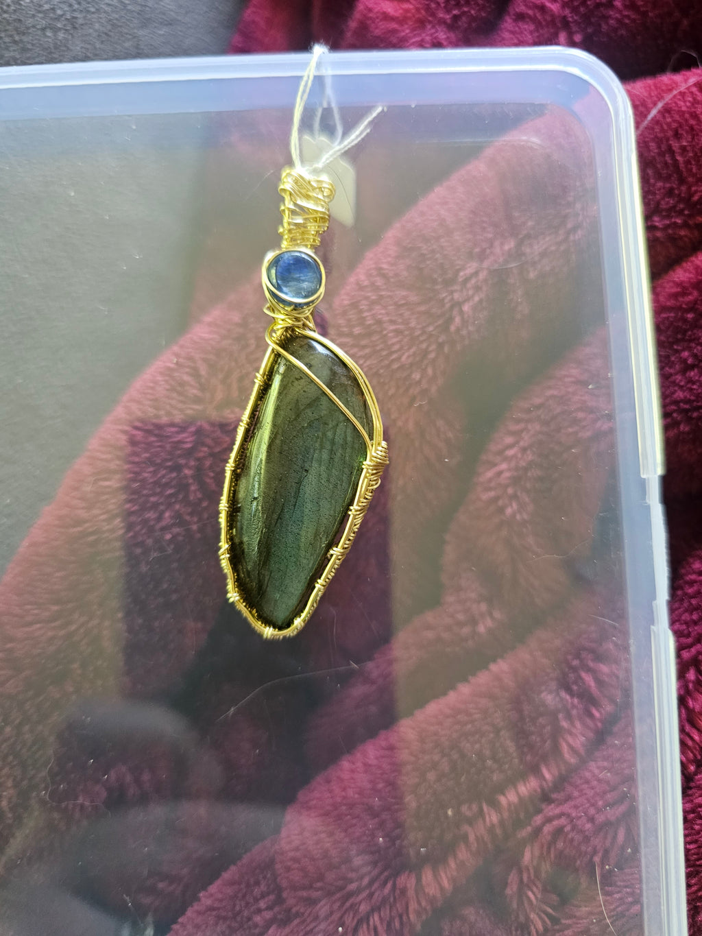Labradorite and kyanite