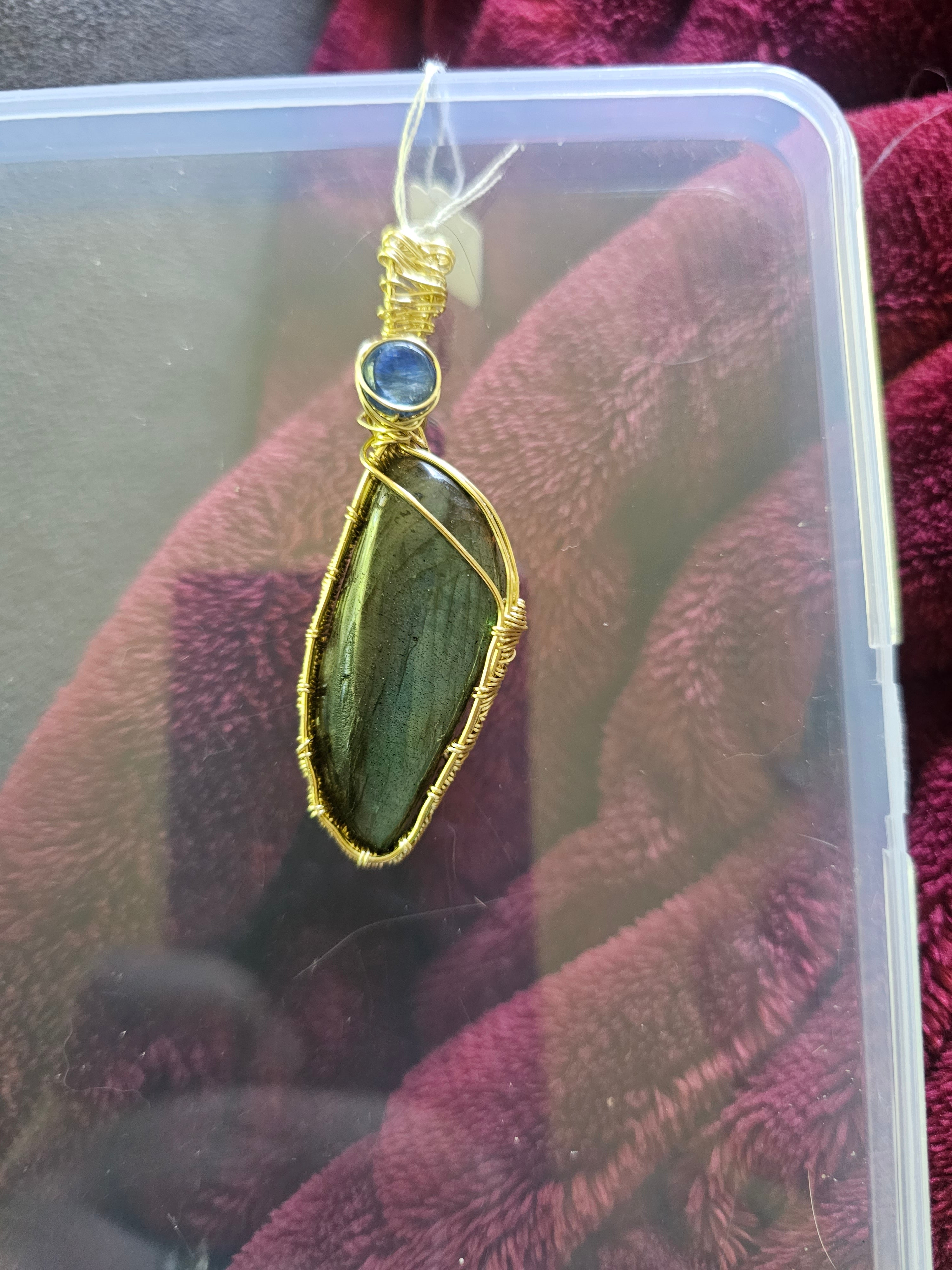 Labradorite and kyanite