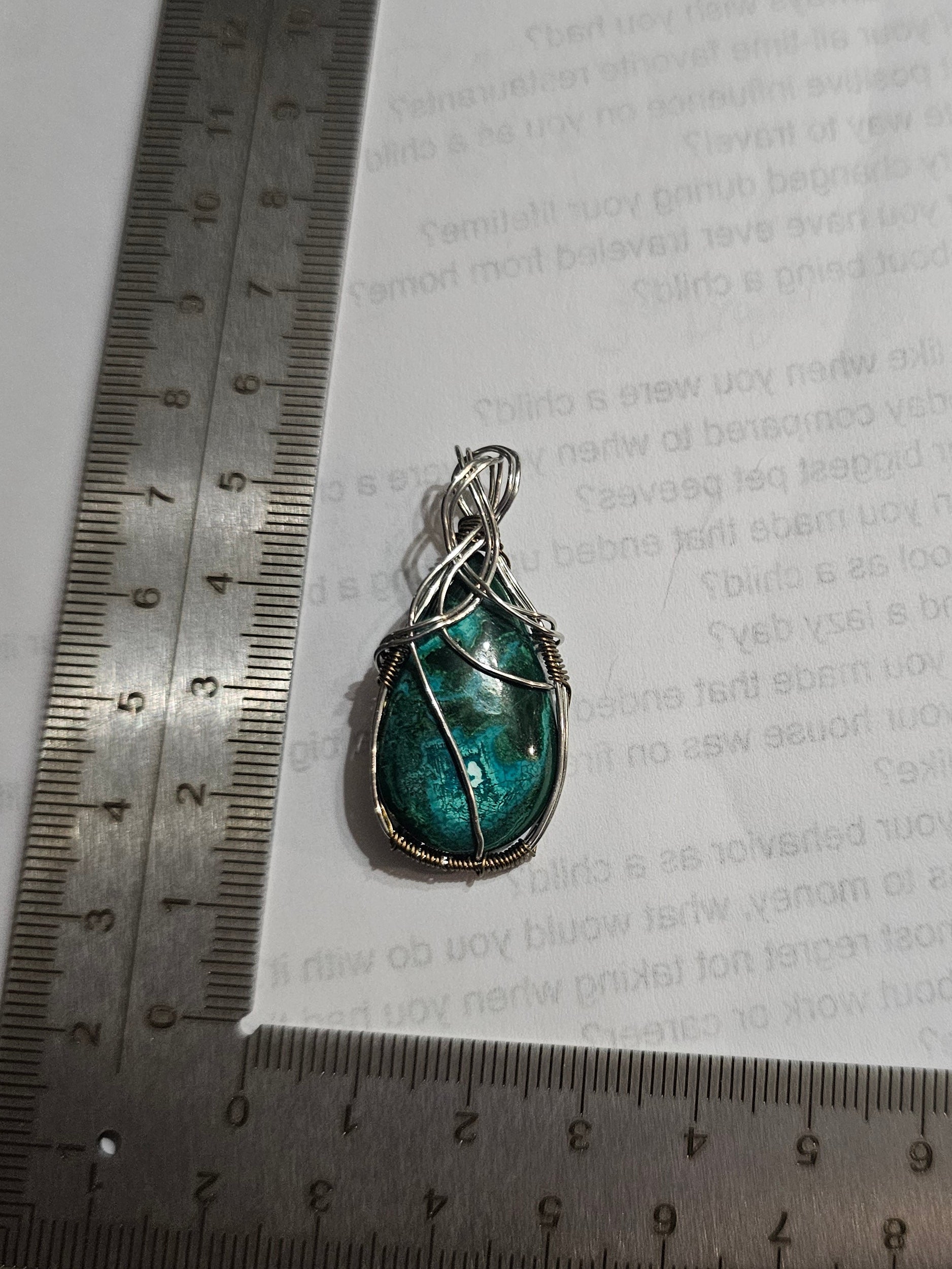 Malachite pendant